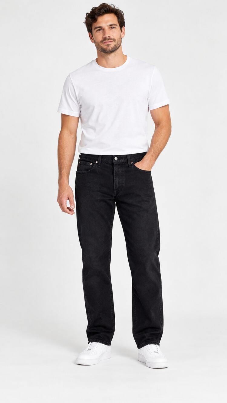 Levi's 514 Straight Stretch Flex Denim Jeans Mens Size 42x30 Black NWT